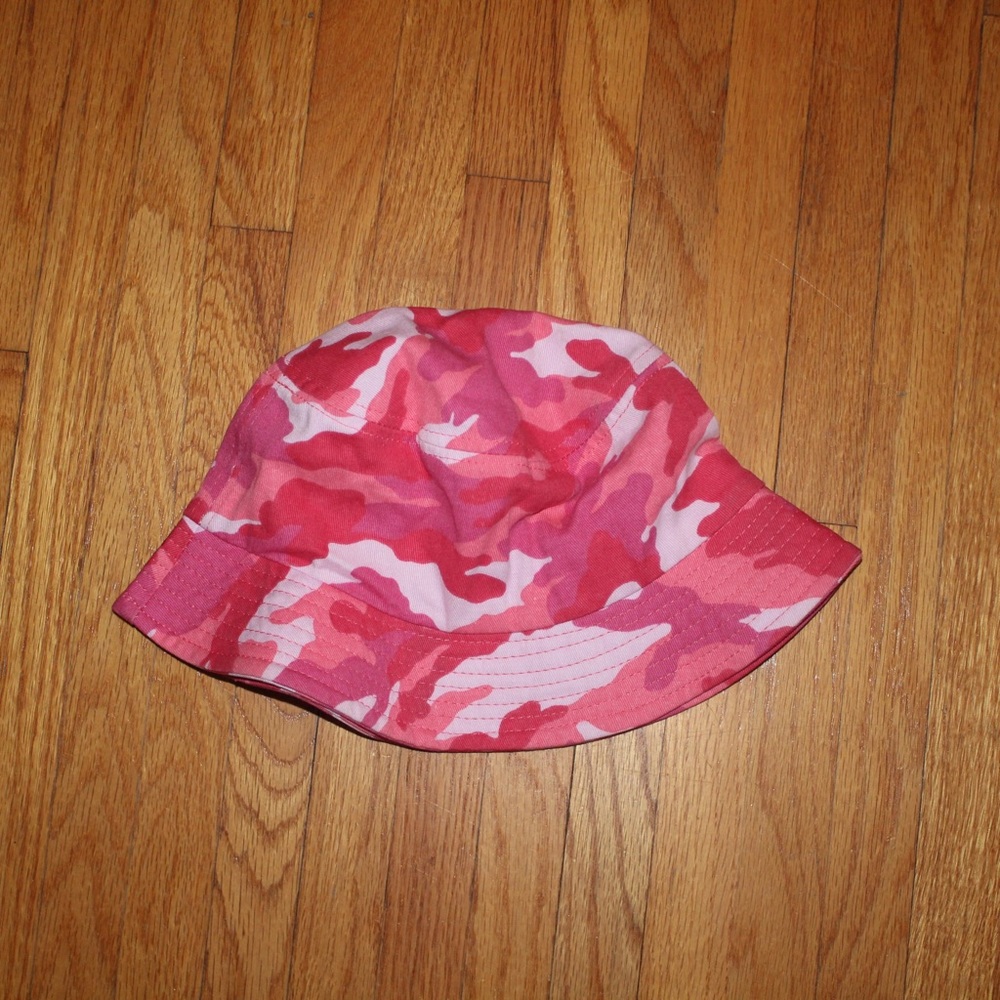Brand New Pink Cargo Print Bucket Hat